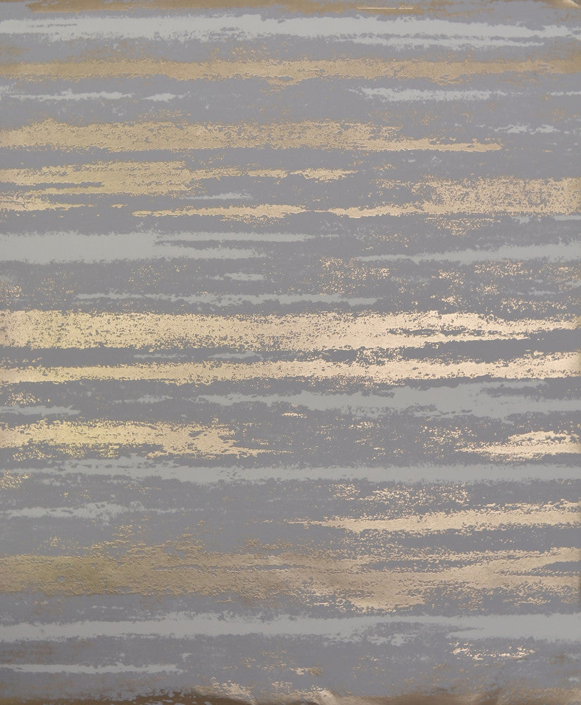Atmosphere Grey & Gold Wallpaper by York Wallcoverings Shimmering Finishes Covers about 56.9 square feet 20.8-in by 32.8-ft long roll Unpasted 25.2 - Fabric Carolina -