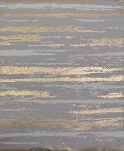Atmosphere Grey & Gold Wallpaper by York Wallcoverings
