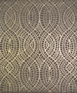 Tortoise Taupe & Gold Wallpaper by Antonina Vella