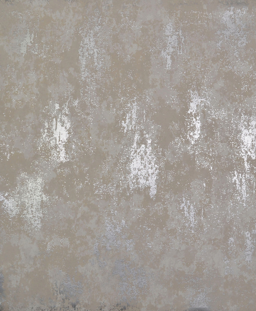 Nebula White & Silver Wallpaper by York Wallcoverings Shimmering Finishes Covers about 56.9 square feet 20.8-in by 32.8-ft long roll Unpasted 25.2 - Fabric Carolina -