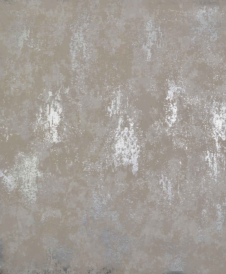 Nebula White & Silver Wallpaper by York Wallcoverings Shimmering Finishes Covers about 56.9 square feet 20.8-in by 32.8-ft long roll Unpasted 25.2 - Fabric Carolina -