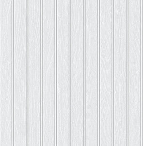 Beadboard Off-White & Pearl Gray by Seabrook Wallpaper