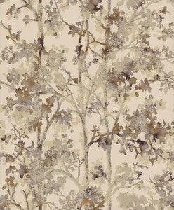 Shimmering Foliage Khaki Wallpaper by Inspired by Color