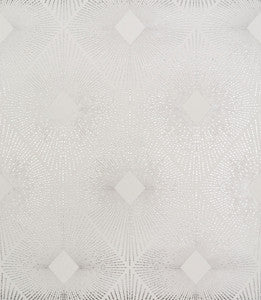 Harlowe White & Silver Wallpaper by York Wallcoverings