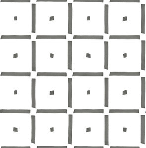 Check and Spot Argos Grey by Seabrook Wallpaper