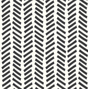 Mod Chevron Black by Seabrook Wallpaper