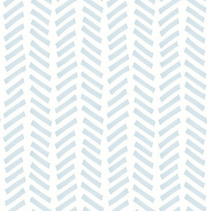 Mod Chevron Sky Blue by Seabrook Wallpaper