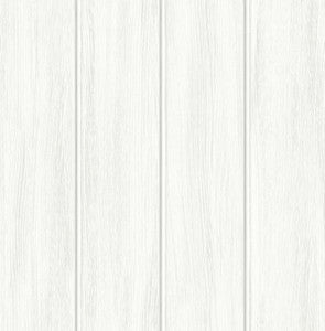 Wood Panel Alabaster by Seabrook Wallpaper