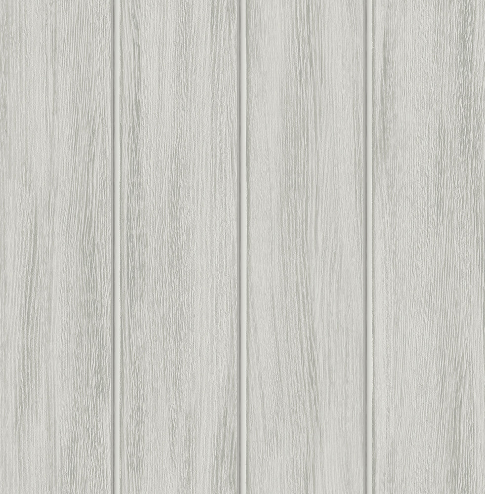 Wood Panel Weathered Grey by Seabrook Wallpaper NextWall Peel & Stick United States 30.75 0" 20.5" - Fabric Carolina -
