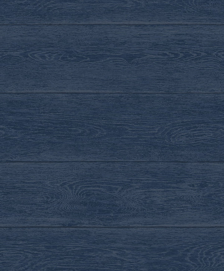 Woodgrain Navy Blue by Seabrook Wallpaper NextWall Peel & Stick United States 30.75 25.2" 20.9" - Fabric Carolina -