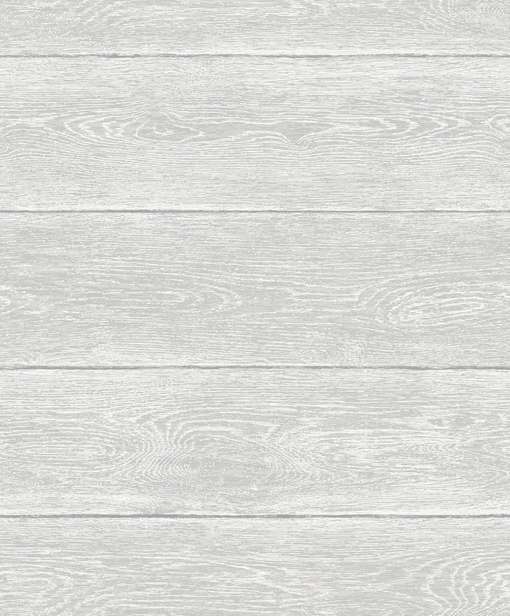 Woodgrain Harbor Grey by Seabrook Wallpaper NextWall Peel & Stick United States 30.75 25.2" 20.9" - Fabric Carolina -