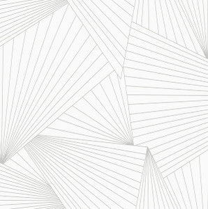 Ray Geo White & Harbor Gray by Seabrook Wallpaper