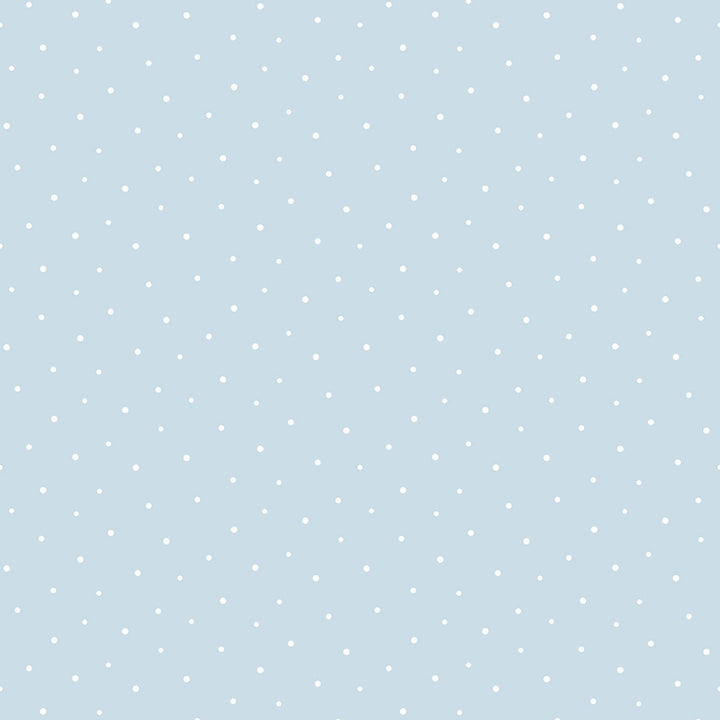 Polka Dots Baby Blue by Seabrook Wallpaper NextWall Peel & Stick United States 30.75 8.4" 20.5" - Fabric Carolina -