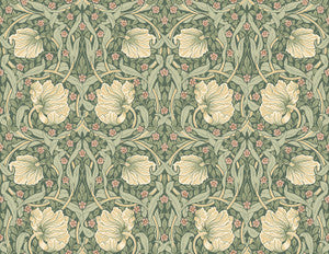 Pimpernel Floral Gardenia & Sage by Seabrook Wallpaper