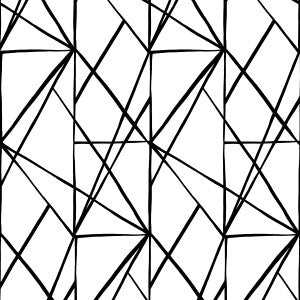 Quartz Geo Black & White by Seabrook Wallpaper