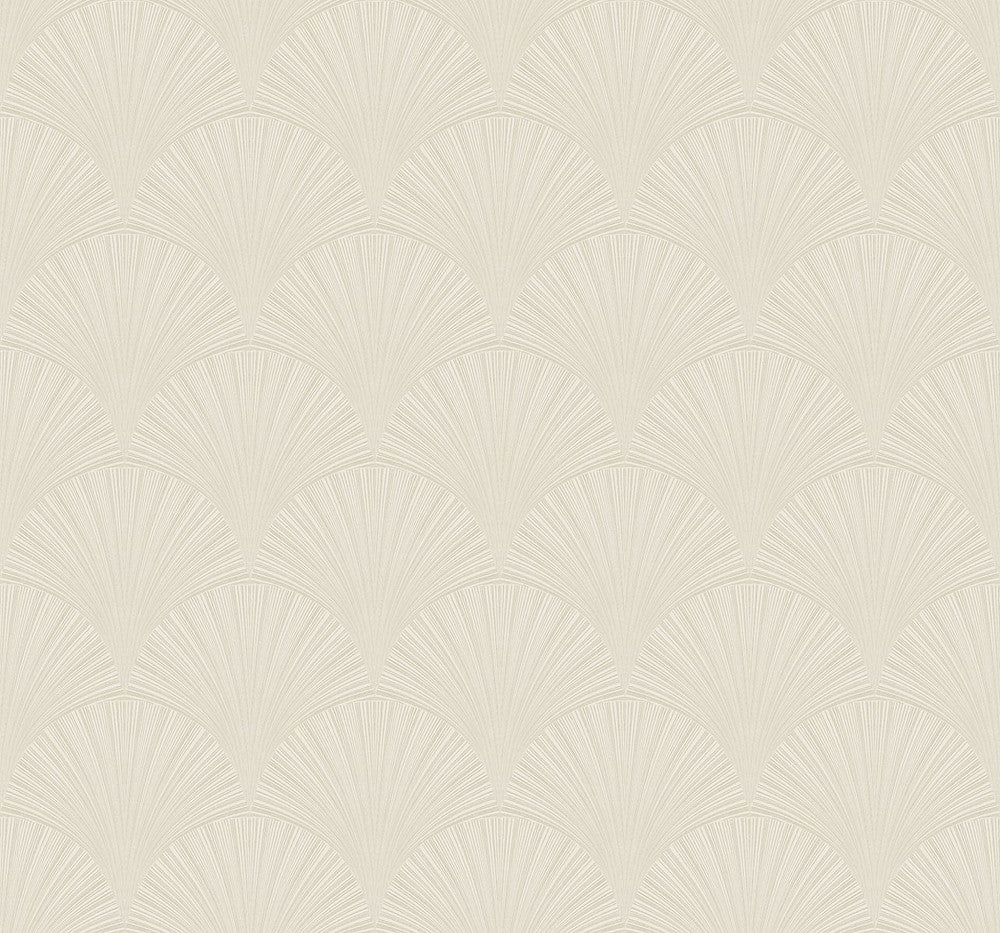 Arches Alba Beige by Seabrook Wallpaper NextWall Peel & Stick United States 40.5 6.3" 27" - Fabric Carolina -