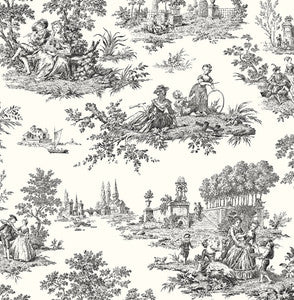 Chateau Toile Inkwell by Seabrook Wallpaper