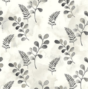 Woodland Walk Steel Grey by Seabrook Wallpaper