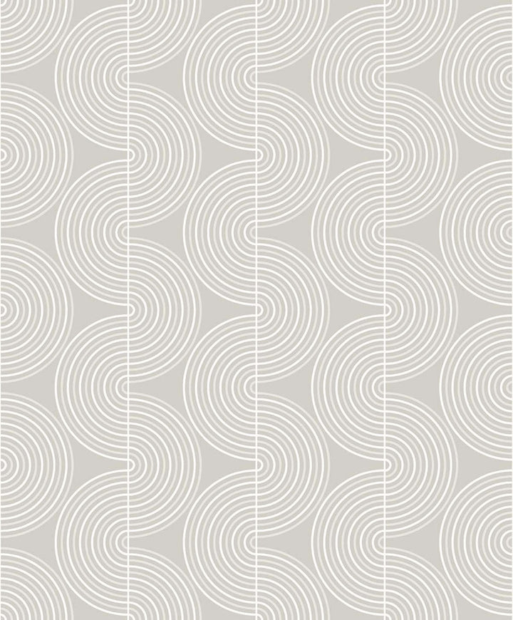 Zen Geo Alloy Grey by Seabrook Wallpaper NextWall Peel & Stick United States 31.35 6.3" 20.9" - Fabric Carolina -