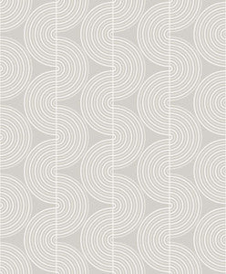 Zen Geo Alloy Grey by Seabrook Wallpaper
