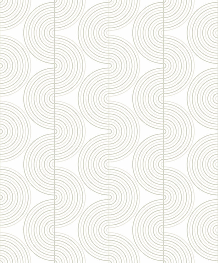 Zen Geo Lunar Rock & Metallic Pearl by Seabrook Wallpaper NextWall Peel & Stick United States 31.35 6.3" 20.9" - Fabric Carolina -