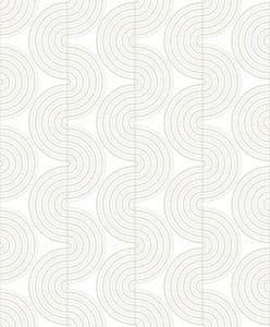 Zen Geo Lunar Rock & Metallic Pearl by Seabrook Wallpaper