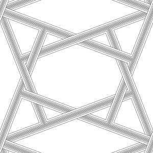 Crossroads Geo Onyx by Seabrook Wallpaper