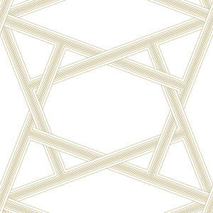 Crossroads Geo Metallic Gold by Seabrook Wallpaper
