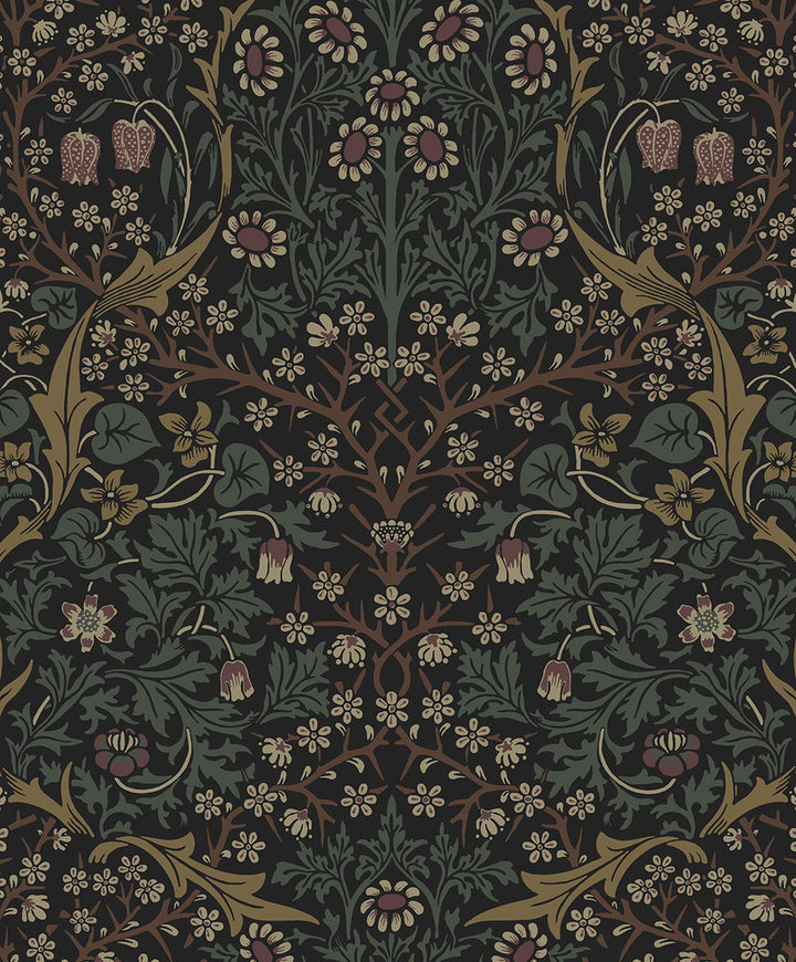 Victorian Garden Blacksmith & Cliffside by Seabrook Wallpaper NextWall Peel & Stick Netherlands 31.35 25.2" 20.9" - Fabric Carolina -