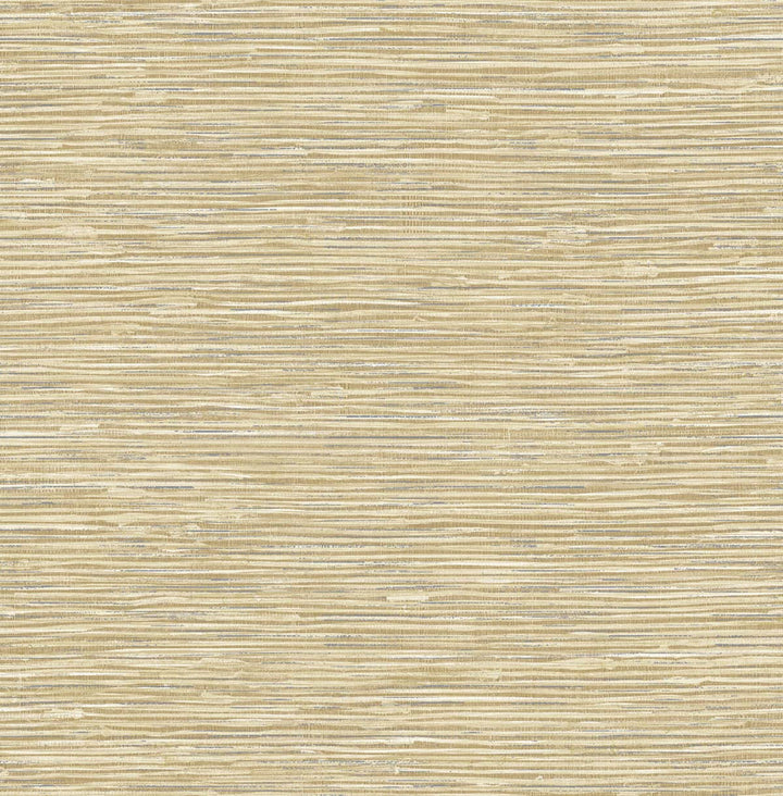 Cyrus Faux Grasscloth Khaki & Metallic Silver by Seabrook Wallpaper NextWall Peel & Stick United States 30.75 20.87" 20.5" - Fabric Carolina -