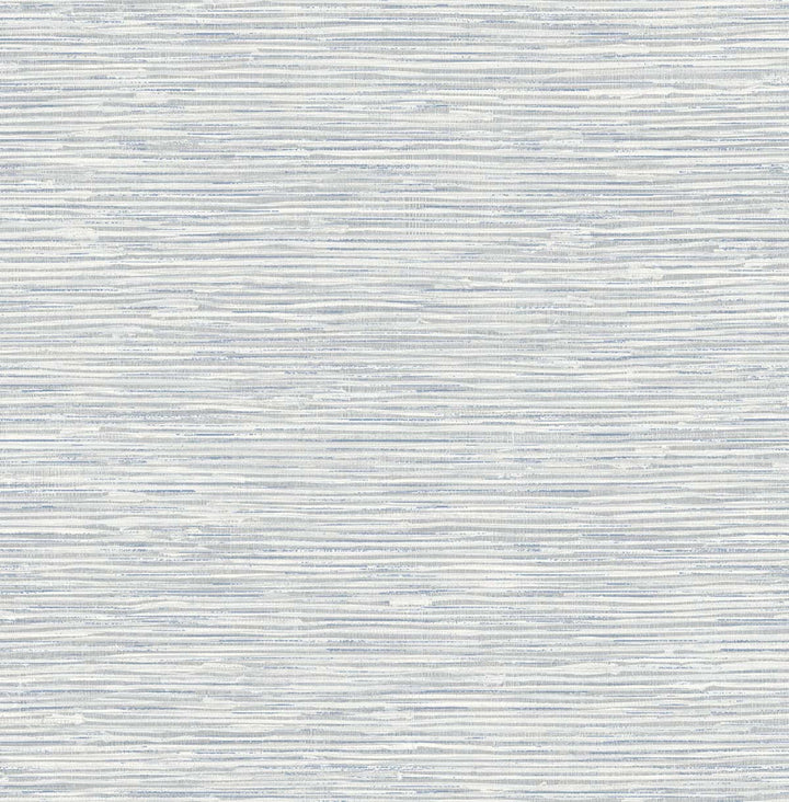 Cyrus Faux Grasscloth Dove Grey & Bluestone by Seabrook Wallpaper NextWall Peel & Stick United States 30.75 20.87" 20.5" - Fabric Carolina -