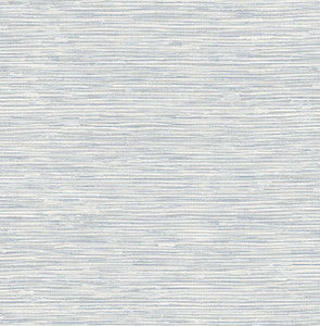 Cyrus Faux Grasscloth Dove Grey & Bluestone by Seabrook Wallpaper
