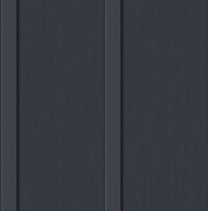 Faux Board & Batten Dark Blue by Seabrook Wallpaper NextWall Peel & Stick United States 30.75 0" 20.5" - Fabric Carolina -
