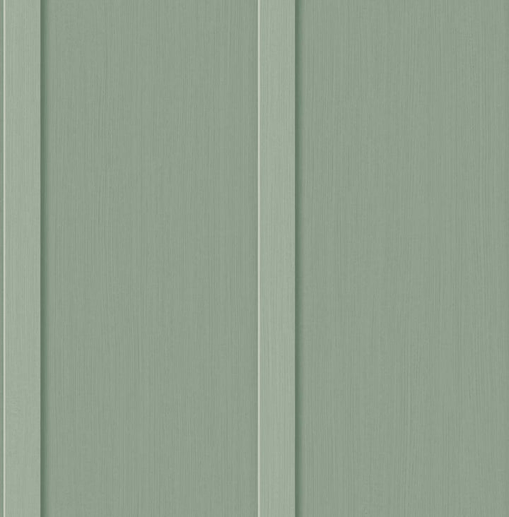 Faux Board & Batten Sage Green by Seabrook Wallpaper NextWall Peel & Stick United States 30.75 0" 20.5" - Fabric Carolina -