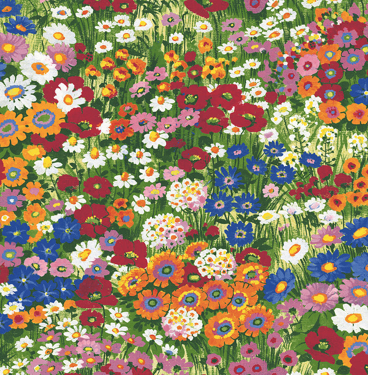 Floral Meadow Multicolored by Seabrook Wallpaper NextWall Peel & Stick United States 30.75 20.87" 20.5" - Fabric Carolina -
