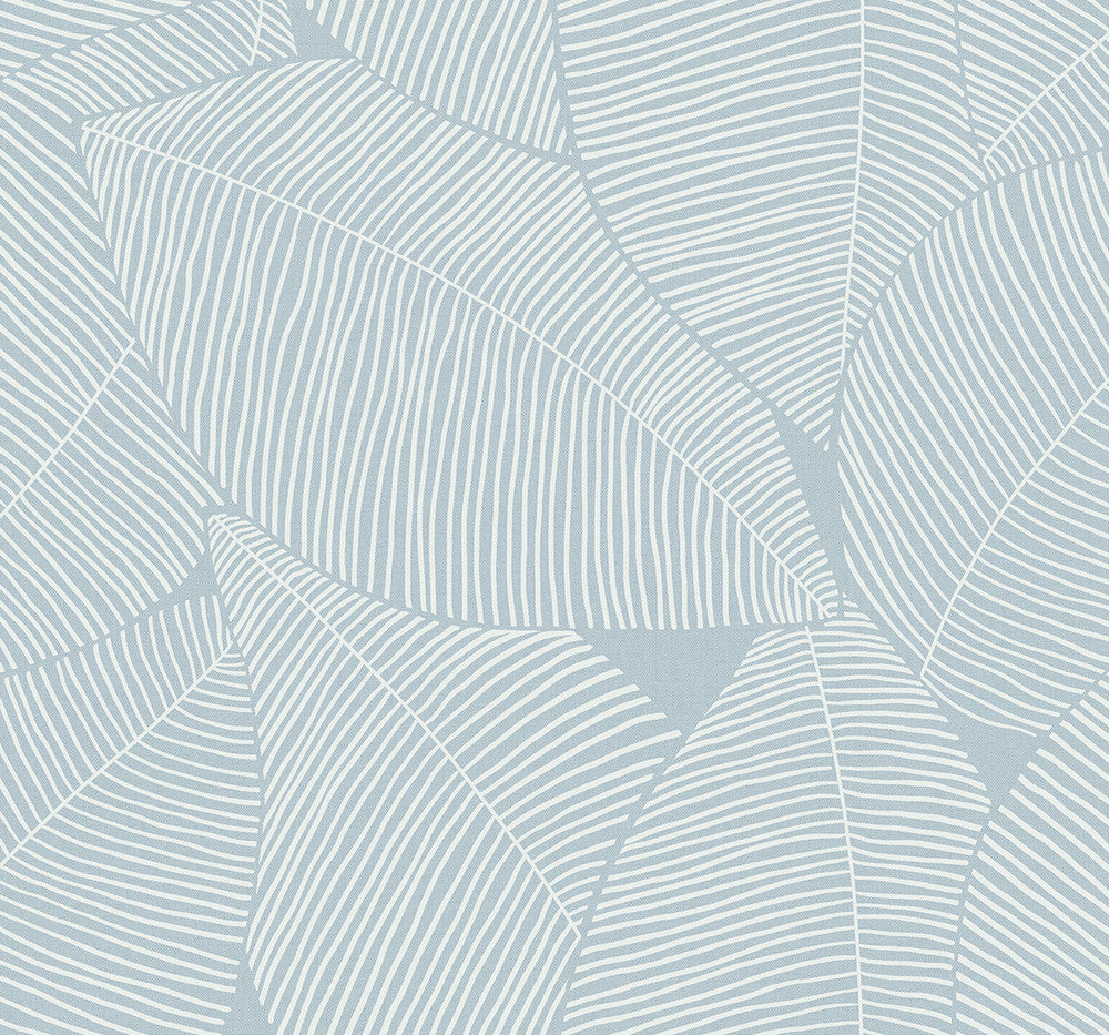 Summer Magnolia Blue Skies by Seabrook Wallpaper NextWall Peel & Stick United States 40.5 25.2" 27" - Fabric Carolina -