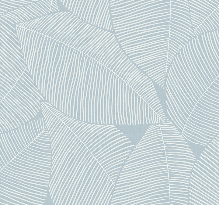 Summer Magnolia Blue Skies by Seabrook Wallpaper NextWall Peel & Stick United States 40.5 25.2" 27" - Fabric Carolina -