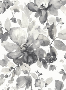 Watercolor Flower Inkwell by Seabrook Wallpaper