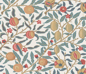 Pomegranate Moonstone Blue & Light Ochre by Seabrook Wallpaper