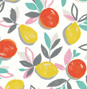 Fruit Toss Tropic Sunset by Seabrook Wallpaper