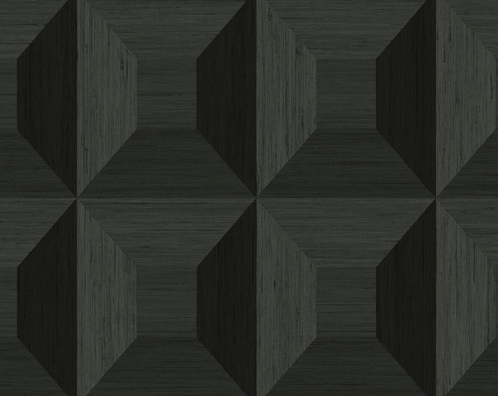Quadrant Geo Blacksmith by Seabrook Wallpaper NextWall Peel & Stick United States 40.5 20.87" 27" - Fabric Carolina -