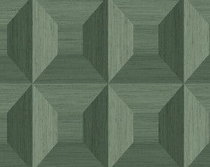 Quadrant Geo Sage Green by Seabrook Wallpaper
