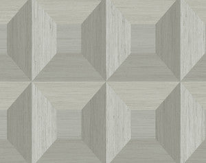 Quadrant Geo Daydream Grey by Seabrook Wallpaper