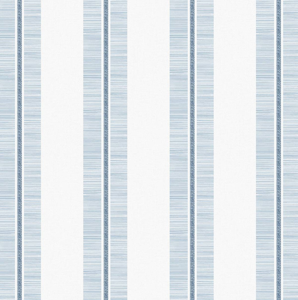 Beach Towel Stripe Blue Skies by Seabrook Wallpaper NextWall Peel & Stick United States 40.5 0" 27" - Fabric Carolina -