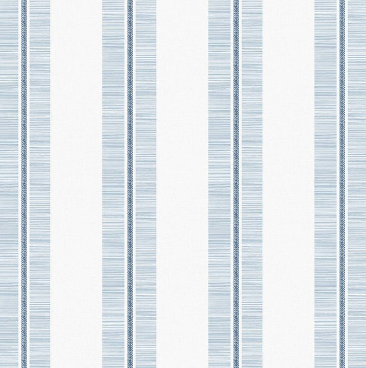 Beach Towel Stripe Blue Skies by Seabrook Wallpaper NextWall Peel & Stick United States 40.5 0" 27" - Fabric Carolina -