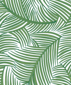 Tossed Palm Fronds Greenery by Seabrook Wallpaper