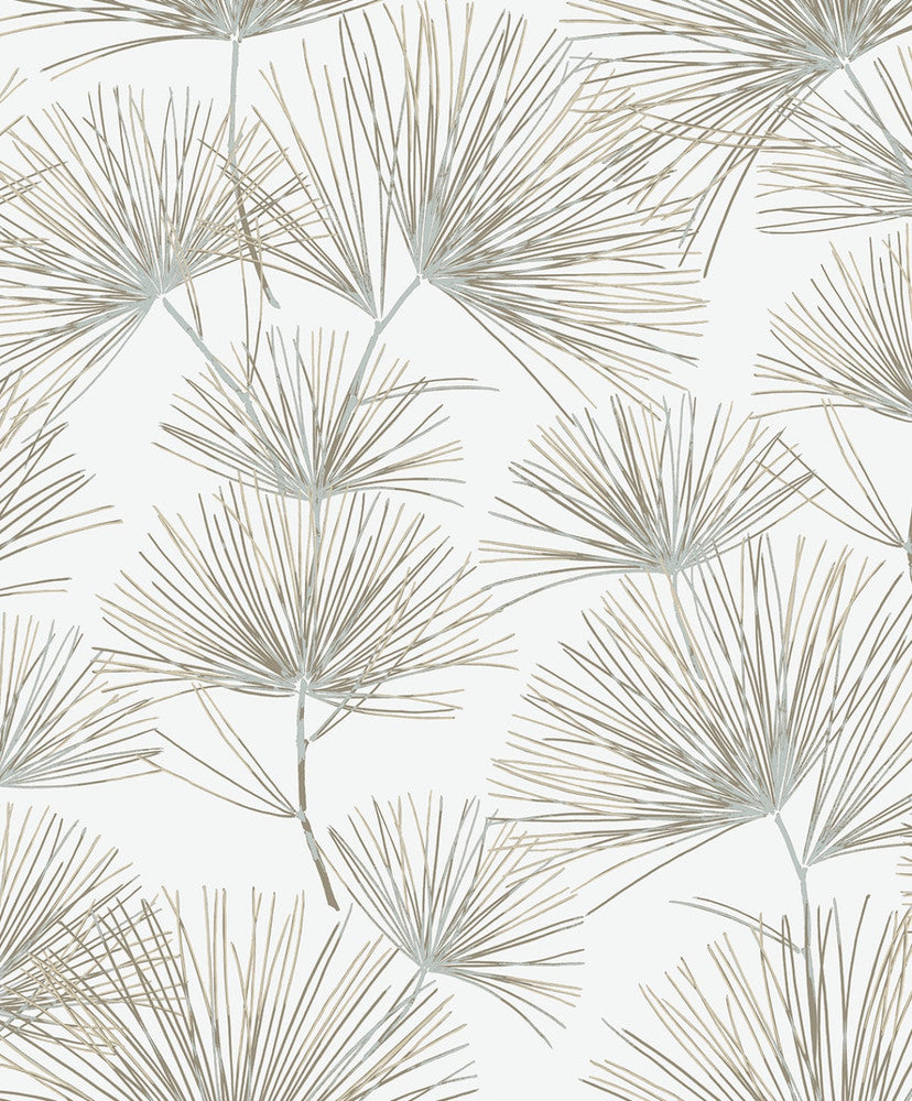 Pine Needles Cliffside by Seabrook Wallpaper NextWall Peel & Stick Netherlands 31.35 25.2" 20.9" - Fabric Carolina -