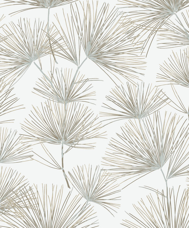 Pine Needles Cliffside by Seabrook Wallpaper NextWall Peel & Stick Netherlands 31.35 25.2" 20.9" - Fabric Carolina -