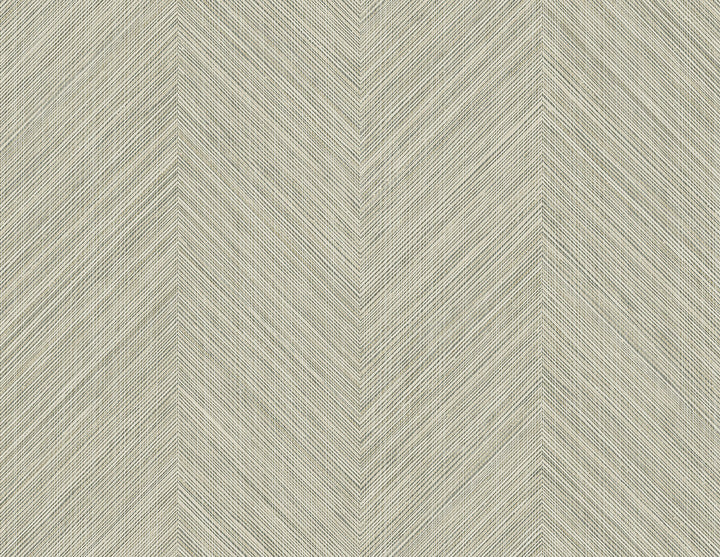 Chevron Stripe Neutral by Seabrook Wallpaper NextWall Peel & Stick United States 40.5 20.87" 27" - Fabric Carolina -