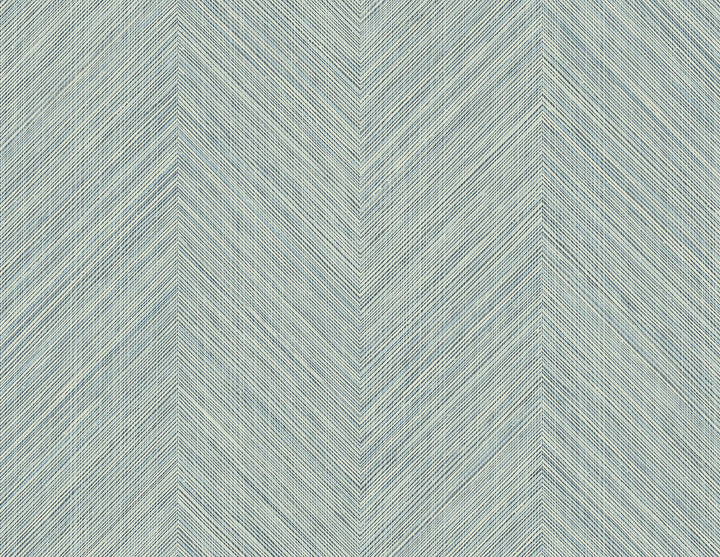 Chevron Stripe Seabreeze by Seabrook Wallpaper NextWall Peel & Stick United States 40.5 20.87" 27" - Fabric Carolina -